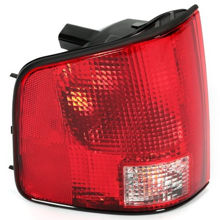 Kojem Tail Light Pair for 1994-2004 Chevrolet S10 96-2000 Isuzu Hombre 94-04 GMC Sonoma Left & Right  GM2800168 GM2801124 GM2800124 Plastic Red Lens