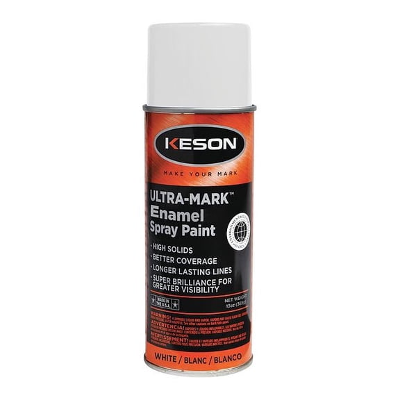 Inverted Marking Paint, 16 oz., White, Water -Based SP16W