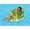 Green, variant on Poolmaster Water-Pop Circular Swimming Pool Tube Float Lounge - Blue