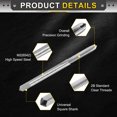 thumbnail image 4 of Uxcell 2pcs Hand Plug Tap #8-32 UNC 2B Left Hand Thread Plug Style Taps Straight Flute Screw Tapping Threading Tool, 4 of 6