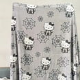thumbnail image 4 of Hello Kitty Christmas Ghost Plush Sanrio Anime Cartoon Large Flannel Blanket Sofa Nap Blanket Bed Sheet Kawaii Festival Gift, 4 of 12