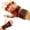 orange-M, variant on Weight Lifting Hand Grip Gloves Half Finger Lifting Gloves Strength Training Finger Guard for Pull Up Powerlifting