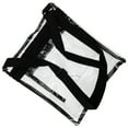 thumbnail image 1 of unbranded Bolso Cruzado Portátil Negro Con Material PVC Para Guardar Pertenencias En Estadios, 1 of 7