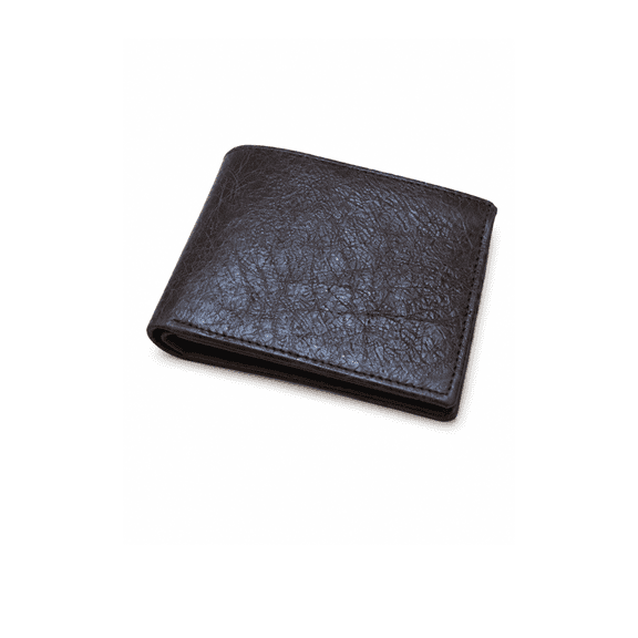 Rasutakshvi - Men's Genuine Leather Classic Dark Brown Bi-Fold Wallet – Slim Credit Card Holder with Cash Pocket