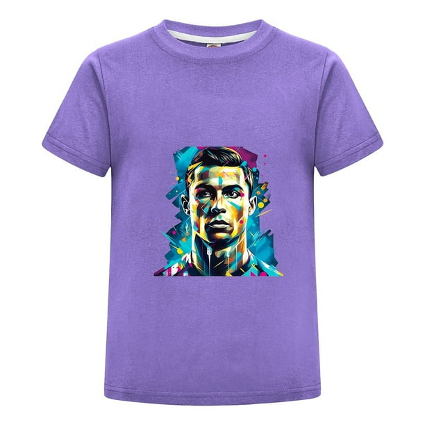 Camiseta Niño Fan Cristiano Ronaldo | Ropa Casual para Verano
