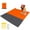 Orange, variant on Cerem-Beach Blanket Large Fast Drying Durable Lightweight Compact Outdoor Mat 79"x 55" Red