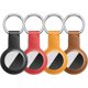 thumbnail image 2 of Yanonmyfd Paquete de 4 llaveros AirTag para soporte de Apple Airtags, funda de cuero para rastreador de Airtags, llavero Airtag compatible con Apple AirTag (Negro/Marrón/Rojo/Amarillo), 2 of 8