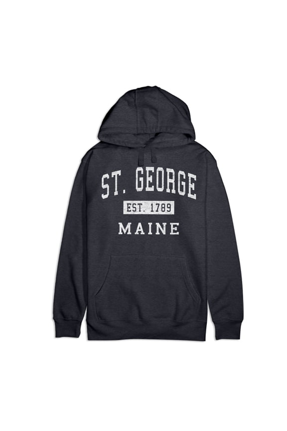 St. George Maine Classic Established Premium Cotton Hoodie