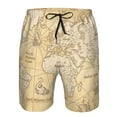 thumbnail image 4 of Naloa World Map Men's Beach Shorts, Surfing shorts, Swim trunks, Quick Dry Swim Trunks for Surfing Beach Fun - XX-Large, 4 of 9