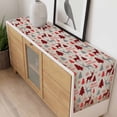 thumbnail image 4 of Christmas Tree Table Runner 72 Inches Long Farmhouse Dress Scarves, Buffalo Plaid Xmas Elk Snowflake Vintage Dining Tablerunner for Coffee Table/Kitchen Island/Party Décor, 13" x 72", 4 of 8
