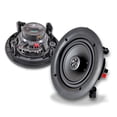 thumbnail image 3 of PYLE PDIC56 - 5.25" In-Wall / In-Ceiling Dual Stereo Speakers, 150 Watt, 2-Way, Flush Mount, White, 3 of 4