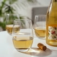 thumbnail image 5 of True Vino White Wine Glasses, Drinking Glasses, Wine Gifts, 17oz, Set of 4, 5 of 9