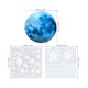 thumbnail image 3 of Calcomanías De Pared Decoración Calcomanías de pared que brillan en la oscuridad-3D Moon Boat pegatinas de arte extraíbles (azul), 3 of 4