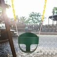 thumbnail image 2 of REDCAMP High Back Toddler Bucket Swing Seat with Coated Chains, Heavy Duty Kids Swing Seat for Outside Backyard, Green, 2 of 9