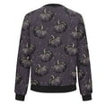 thumbnail image 5 of Women's Casual Lightweight Bomber Jacket with Cute Ghost Pattern Zip Up Coat for Fall and Winter, 5 of 5