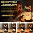 thumbnail image 4 of Candle Warmer Lamp with Timer, Bald Eagle Stars Stripes Wings Fiery Patriotic Fantasy Non-slip Wireless Remote Control Wax Melts Warmer with 4 Bulbs for Home Office Dorm, Birthday Gifts for Women, 4 of 7