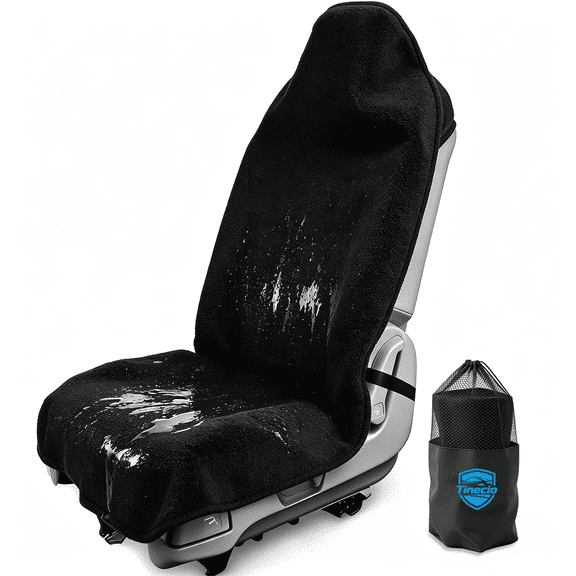 Gachor Black, Towel, Waterproof, Non-Slip, Car Seat Covers