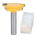 thumbnail image 1 of Router Bits,Drawer Front Joint Router Drawer Lock Bit Front Joint Router Bit Rugged and Tough, 1 of 8