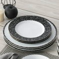 thumbnail image 6 of Noritake Black Rill 12-Piece Dinnerware Set, Service for 4, 6 of 7