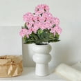 thumbnail image 4 of Artificial Geranium Plant, Binkne Realistic Silk Flowers for Outside Uv Resistant Faux Geraniums Flowers for Indoor Outdoor Home Garden Decoration, 4 of 7