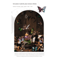 thumbnail image 5 of notebook decoration material Violet Butterfly stickers, 5 of 8