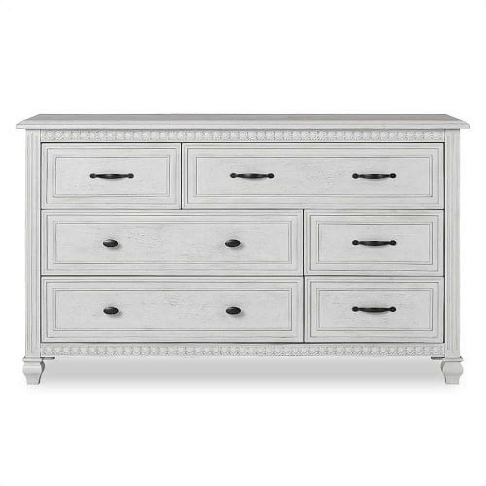 Evolur Madison Double Dresser Antique Grey Mist, 6 Spacious Drawers, Sturdy  Build - Walmart.com