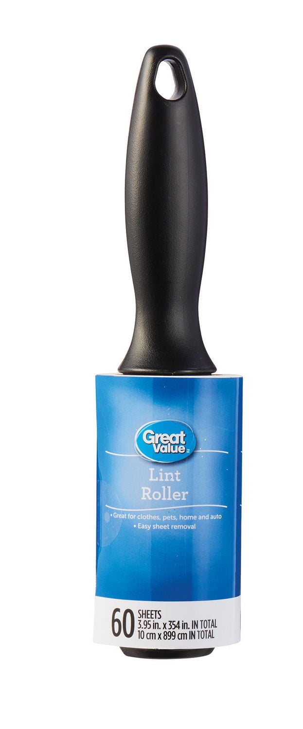 Great Value Lint Roller, 60 sheets per roll