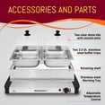 thumbnail image 2 of Servidor Buffet Elite Gourmet EWM-6122# 5L Acero Inoxidable, 2 of 7