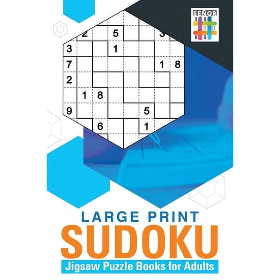 Large Print Sudoku Jigsaw Puzzle Books for Adults (Paperback)(Large Print)