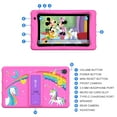 thumbnail image 3 of Contixo 8" Kids Tablet, 2025 Model, 80 Disney eBooks, 64GB, Android 13, Kid-Proof Case & Kickstand - Pink, 3 of 10