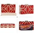 thumbnail image 5 of Bolso de mano TUNC de terciopelo rojo vintage para boda, 5 of 5
