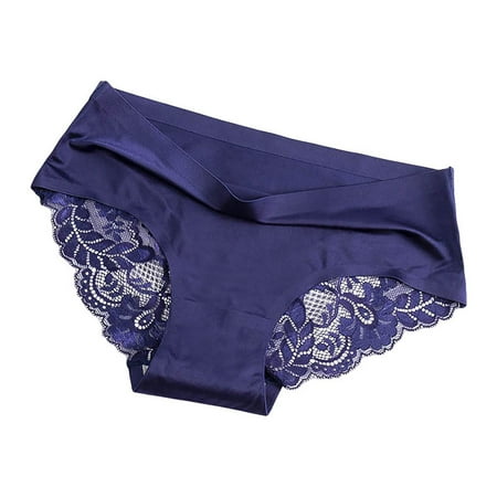 

Womens Briefs Dark Blue Lace Panty XL 1 Pack
