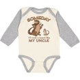 thumbnail image 3 of Inktastic Someday I'll Rock a Beard Like My Uncle-bearded Dragons Boys or Girls Long Sleeve Baby Bodysuit, 3 of 5