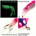 thumbnail image 6 of 1pc 2.12oz UV Luminous Squid-shaped Bait, Simulated Bait With Hook For Sea Fishing, Soft Fake Bait For Tuna, 6 of 9