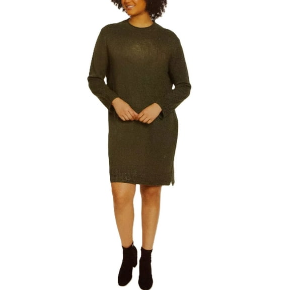 Jessica Simpson Women's Sweater Knit Mini Dress (Brown, M)