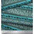 thumbnail image 2 of Soimoi Polyester Crepe Fabric Animal Skin & Animals Group Print Sewing Fabric Yard 42 Inch Wide, 2 of 3