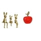 thumbnail image 1 of Escultura De Figura Familiar Para Escritorio, Mesa, Centro De Mesa, Decoración Del Hogar, Estantería, Armario, Cafetería, Sala De Estudio, Vacaciones, 1 of 8