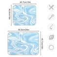 thumbnail image 6 of Iauyy Dish Drying Mat for Kitchen Counter, Super Absorbent & Hanging 16x18 / 18x24 Inch (S/M) Marble Texture, 6 of 8