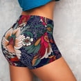 thumbnail image 4 of Pofeuu Paisley2 Print Workout Shorts for Women Scrunch Butt Lifting High Waisted Yoga Gym Seamless Booty Biker Shorts-XX-Large, 4 of 8