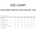 thumbnail image 4 of Gildan Unisex Hammer Maxweight Hooded Sweatshirt 75/25 Cotton/Polyester Fleece Pullover Essential Cozy Hoodie (Garnet, 4XL), 4 of 6