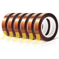 thumbnail image 1 of 6 Rollos de Cinta Térmica de 10 mm X 33 M Cinta Resistente Al de Alta Temperatura Cinta de Transferencia de para Vinilo Prensado por Sublimación Térmica, 1 of 5
