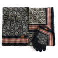 thumbnail image 3 of Gorro De Invierno, Bufanda, Guantes, Conjunto De Punto Con Forro Polar, Guantes Para Pantalla Táctil, Regalos De Navidad Para Hombres Y Mujeres 3 Uds. Yuarrent HA046540-01, 3 of 6