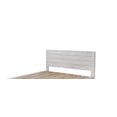 thumbnail image 4 of Contemporary Style 1pc King Size Platform Bed White Finish Solid Wood Bedroom Furniture, 4 of 5