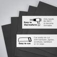 thumbnail image 3 of 5sheets 5 Sheets 3mm Black Foam Boards A4 Black Foam Rubber Sand Table Model Material Supplies for Mounting Crafts Modelling Art Display School Projects 20x30cm, 3 of 6