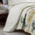 thumbnail image 3 of Evjk 3-Piece Decorative Lightweight Bedspread Set – Oversized, Microfiber with Vibrant Print, King, 3 of 4