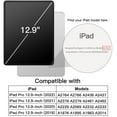 thumbnail image 2 of JETech Rotating Case for iPad Pro 12.9-Inch (2022/2021/2020/2018) with Pencil Holder, 360 Degree Rotation Protective Stand Cover Clear Back, Auto Wake/Sleep (Space Gray), 2 of 7