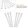 thumbnail image 3 of Uxcell 2pcs 3 Inch Door Hinge Pins, Removable Brushed Door Hinge Interior Hinge,Silver, 3 of 5