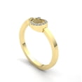 thumbnail image 2 of Natural 0.5carat Round Cut Diamond Ladies Bridal Fancy Anniversary Wedding Band Solid 18K Rose, White or Yellow Gold F VS1, 2 of 3