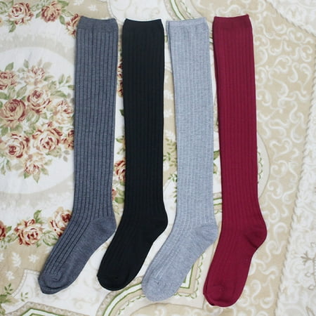 

Taluosi Socks Non-Slip Warm Cotton Over Knee Socks for Winter