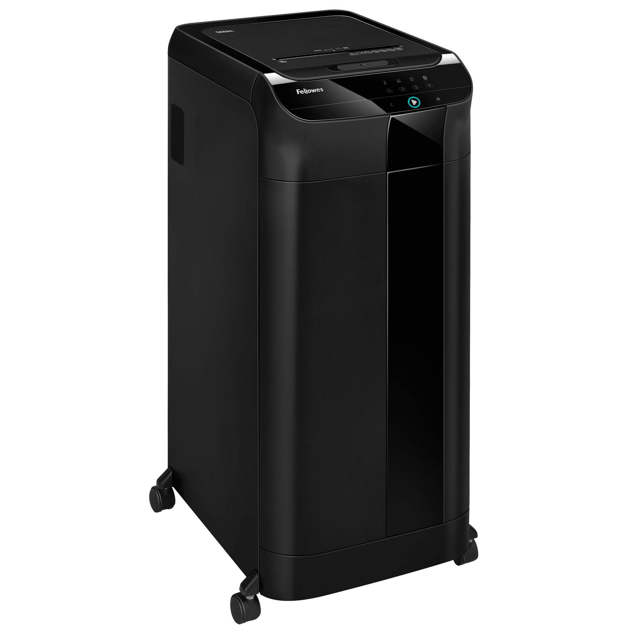 Restored : Fellowes AutoMax 600M 2-in-1 Heavy Duty Auto Feed Commercial Paper Shredder with Micro-Cut (Refurbished)